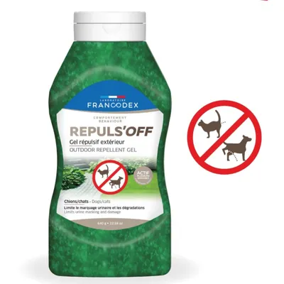 Francodex - Gel répulsif extérieur RÉPULS'OFF 640 g chat et chien