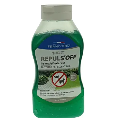 Francodex - Gel répulsif extérieur RÉPULS'OFF 640 g chat et chien