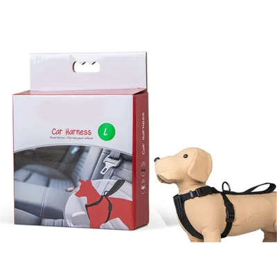 animallparadise - Harnais et Ceinture de sécurité voiture, Taille L