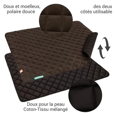 Doctor Bark Plaid en Polaire Réversible