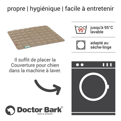 Doctor Bark Couverture matelassée pour chiens Doctor Bark Couverture matelassée pour chiens