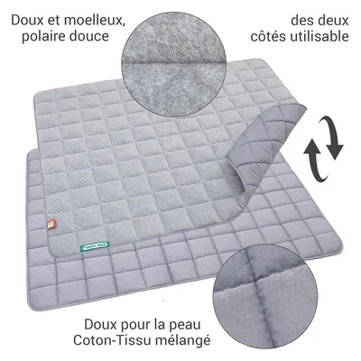 Doctor Bark Plaid en Polaire Réversible