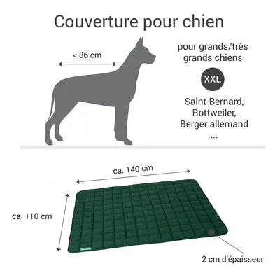 Doctor Bark Couverture matelassée pour chiens