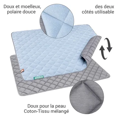 Doctor Bark Plaid en Polaire Réversible