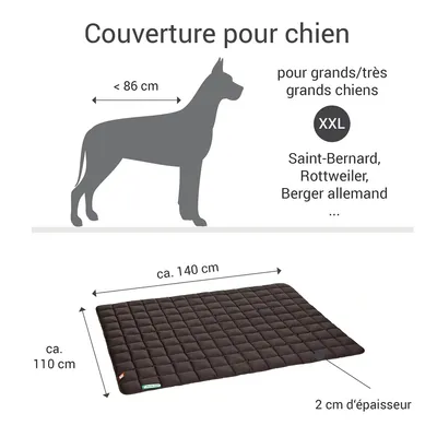 Doctor Bark Couverture matelassée pour chiens