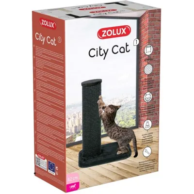 zolux - Arbre à chat CITY CAT n°1, hauteur 62 cm, poteau ø 17 cm