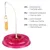 animallparadise - Jouet Circuit TIBO rond rose ø 27,5 cm x 38 cm, pour chat