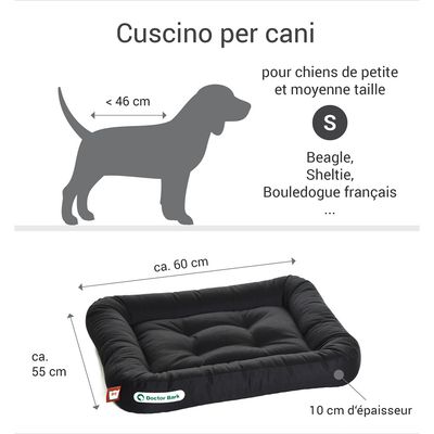 Doctor Bark Coussin orthopédique de salon