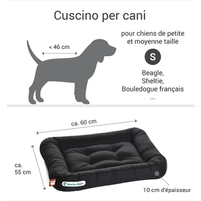 Doctor Bark Coussin orthopédique de salon