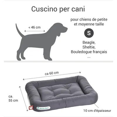 Doctor Bark Coussin orthopédique de salon