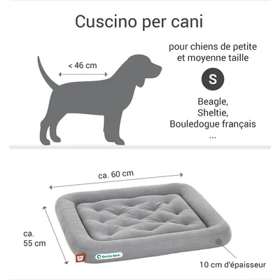 Doctor Bark Coussin orthopédique de salon