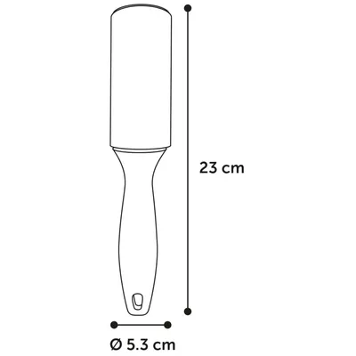 Flamingo - Rouleau anti-poils réutilisable 23 cm couleur aléatoire