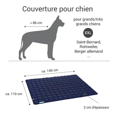 Doctor Bark Couverture matelassée pour chiens