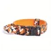 FranceCroquettes Collier tactique camouflage Orange  pour chien