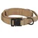FranceCroquettes Collier tactique Sable  pour chien