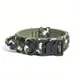 FranceCroquettes Collier tactique camouflage Vert  pour chien