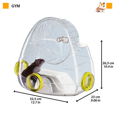 Ferplast Module d’habitation avec roue pour hamsters et GYM