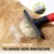 Ferplast Peigne rateau avec dents rotatives pour chiens GRO 5874