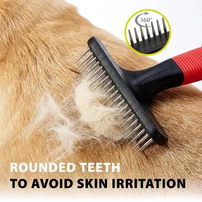 Ferplast Peigne rateau avec dents rotatives pour chiens GRO 5874