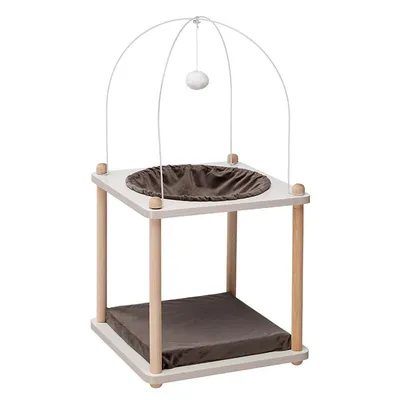 Ferplast Mobilier pour chats avec jouet et hamac YOKO