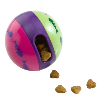 Ferplast Balle jouet distributeur nourriture pour chats Boule PA 5216