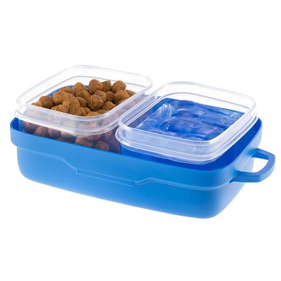 Ferplast Jeu de gamelles de voyage avec couvercle pour PET RISTO'