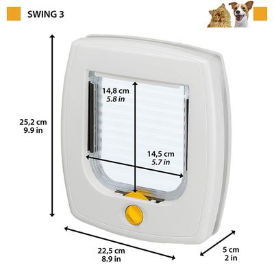 Ferplast Chatière pour chat et petit chien Ferplast SWING 3 SWING 3