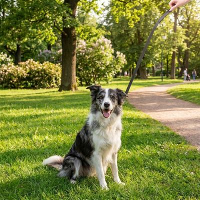 Ferplast Laisse à chiens en cuir véritable, en 2 couleurs NATURAL G