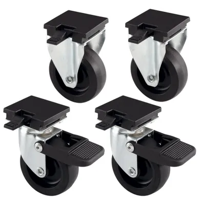 Ferplast Kit de roulettes pour porte-chiens Atlas L388B Kit 4