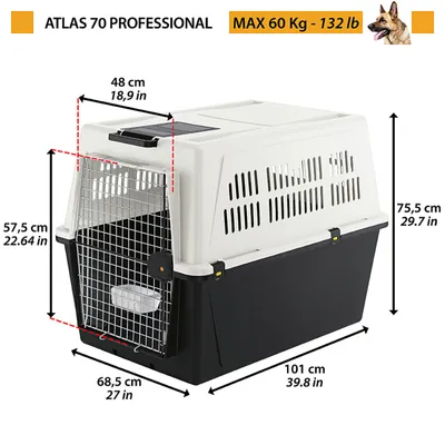 Ferplast Transport pour chiens de grande taille ATLAS 70