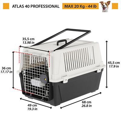 Ferplast Transport pour chiens de taille moyenne ATLAS 40