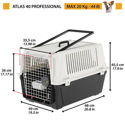 Ferplast Transport pour chiens de taille moyenne ATLAS 40