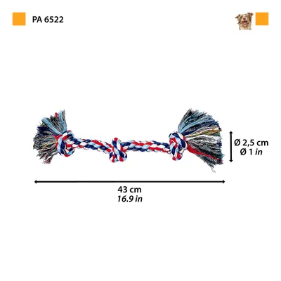Ferplast Jouet dentaire pour chiens en corde de coton Jouet PA 6522
