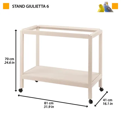 Porte-cage à Oiseaux Accessoire Support Maison Intérieur Multi-taille