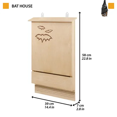Ferplast Maison pour chauve-souris en bois FSC BAT HOUSE