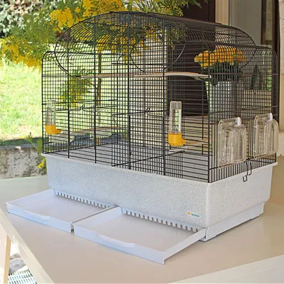 Ferplast Cage à oiseaux avec séparateur Canto 71x38x60,5 cm 52501217