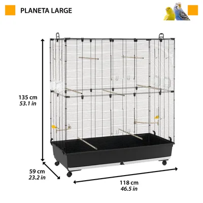 Ferplast Volière Cage à Oiseaux PLANETA