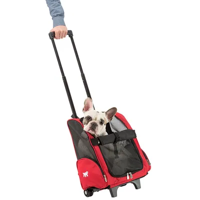 Ferplast Cage de transport pour chats et petits chiens. TROLLEY
