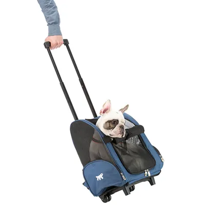 Ferplast Cage de transport pour chats et petits chiens. TROLLEY