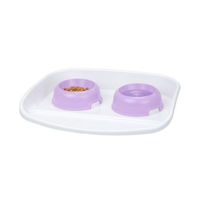 Ferplast Plateau en plastique avec écuelle Party - 2 LINDO
