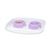 Ferplast Plateau en plastique avec écuelle Party - 2 LINDO