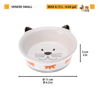 Ferplast Gamelle en céramique émaillée pour chats VENERE
