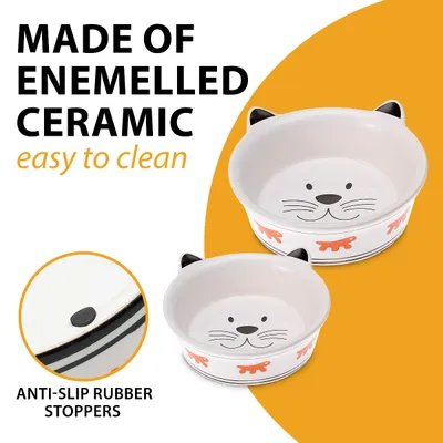 Ferplast Gamelle en céramique émaillée pour chats VENERE