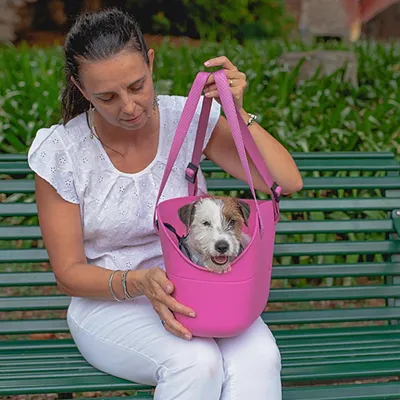 Ferplast Sac en résine pour le transport de chiens de WITH-ME