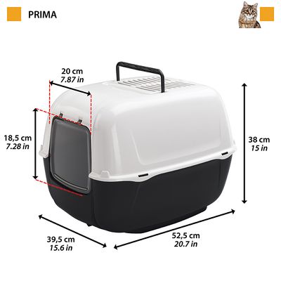 Ferplast Maison de toilette pour Chat Ferplast PRIMA, avec PRIMA