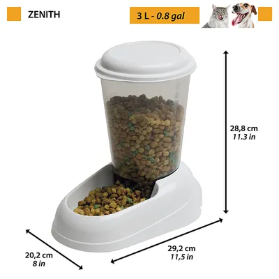 Ferplast Distributeur de croquettes - 2 couleurs ZENITH