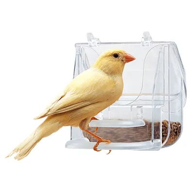 Ferplast Mangeoire en plastique transparent avec support PRETTY 4522