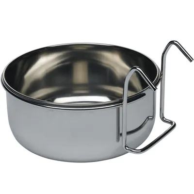 Ferplast Bol en acier inoxydable pour perroquets et SIRIO