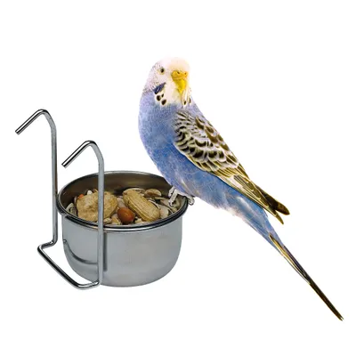 Ferplast Bol en acier inoxydable pour perroquets et SIRIO