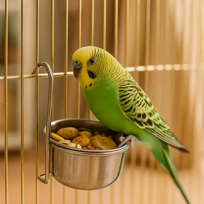 Ferplast Bol en acier inoxydable pour perroquets et SIRIO